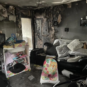 Leeds family electrical fire