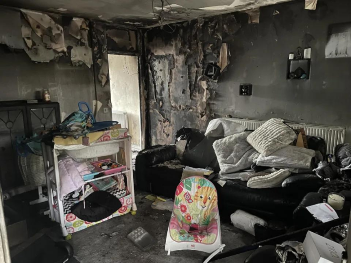 Leeds family electrical fire