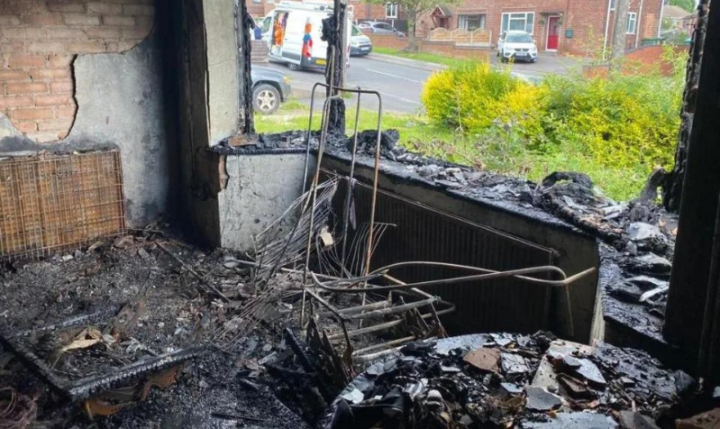 electrical fire derbyshire