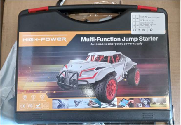 High-Power Multi-Function Jump Starter With AC Adapter Model OUSM-150100 Recall