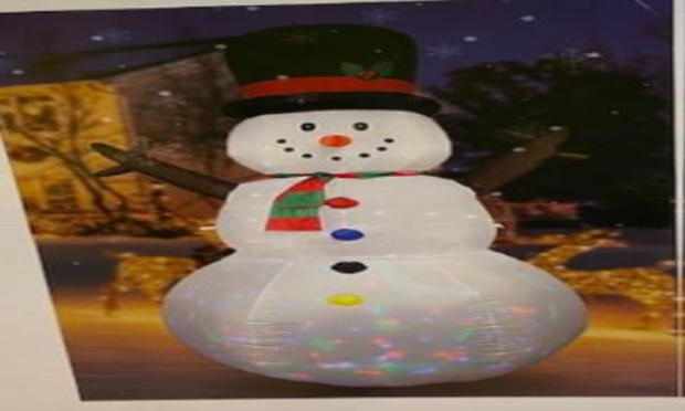 YQing Inflatable Snowman Sold Via Amazon And Alibaba Safety Notice