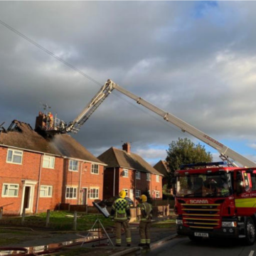 Chesterfield electrical fire