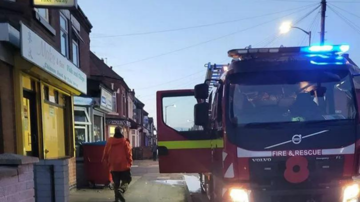 Flats above shop evacuated after electrical blaze