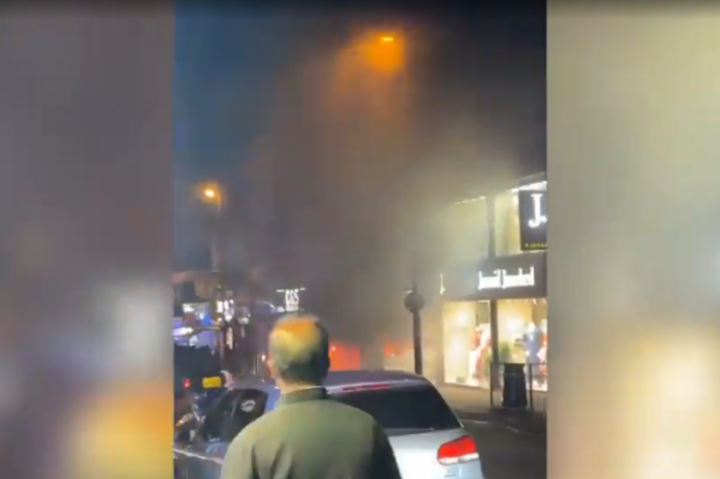 Bob Shop engulfed by flames in 1 am electrical blaze