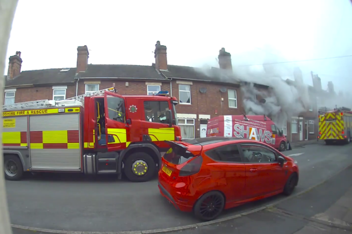 Staffordshire house fire